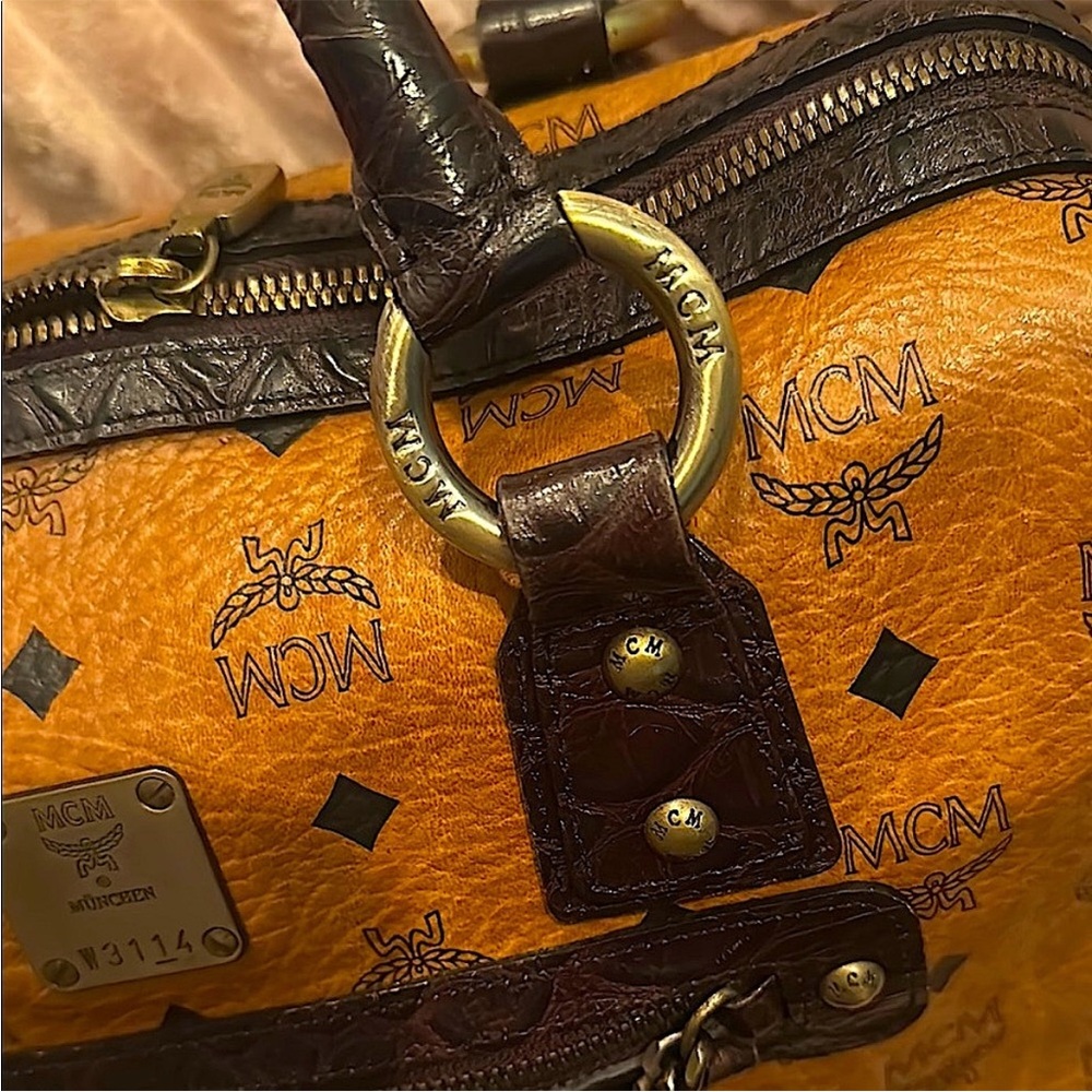 MCM Croc Leather Made In Germany Handbag. ZERO callouts - Picture 14 of 15